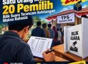 Diduga Satu Orang Mencatat 20 Pemilih berikut Tanda tangan, Bilik Suara Terancam Kehilangan Makna Rahasia,Jujur dan Adil