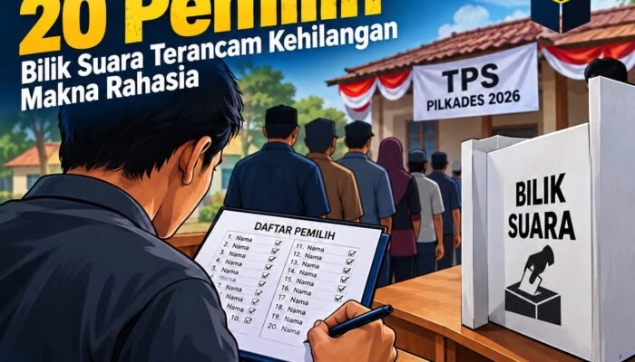 Diduga Satu Orang Mencatat 20 Pemilih berikut Tanda tangan, Bilik Suara Terancam Kehilangan Makna Rahasia,Jujur dan Adil