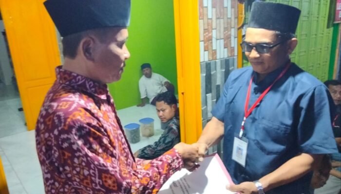 DPS Pilkades Kabunan Diserahkan, Slamet Muhajirin Ingatkan Panitia dan Pengawas soal Transparansi