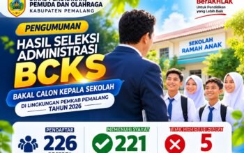 226 Mendaftar, 221 Lolos Administrasi BCKS Pemalang: Tantangan Berikutnya Memimpin Sekolah yang Aman dan Ramah Anak