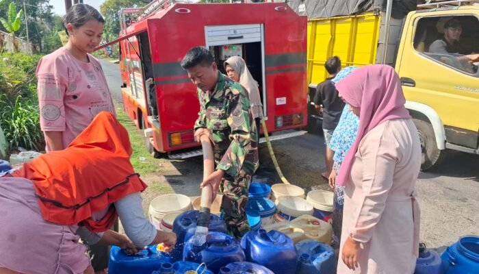 Sepuluh Hari Menanti Air Bersih, Kodim 0711/Pemalang Bantu Warga Karang Jambu