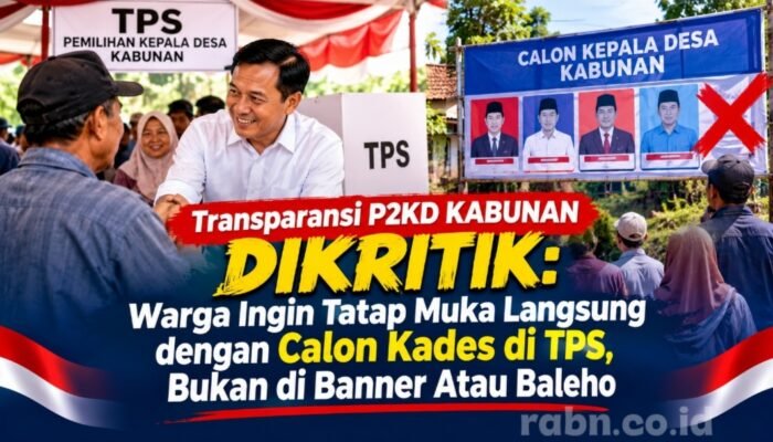 Transparansi P2KD Kabunan Dikritik: Warga Ingin Tatap Muka Langsung dengan Calon Kades di TPS, Bukan di Banner atau Baleho