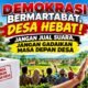 EDITORIAL | Demokrasi Bermartabat, Desa Hebat : Jangan Jual Suara, Jangan Gadaikan Masa Depan Desa