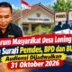Forum Masyarakat Desa Loning Akan Surati Pemdes, BPD dan BUMDes, Audiensi Dijadwalkan 31 Oktober