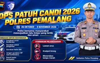 Polres Pemalang Gelar Operasi Patuh Candi 2026, Sasar Delapan Pelanggaran Prioritas
