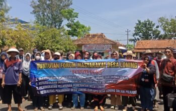 Warga Loning Gelar Audiensi, Desak Transparansi APBDes dan Tata Kelola BUMDes