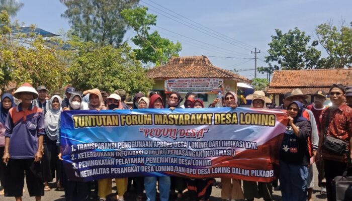 Warga Loning Gelar Audiensi, Desak Transparansi APBDes dan Tata Kelola BUMDes